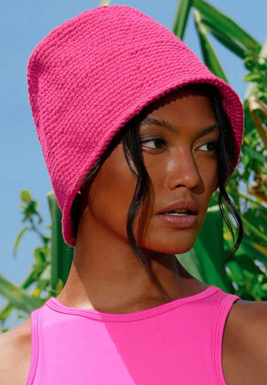 Pink Crochet Hat