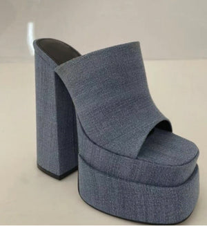 Denim Desire Heel